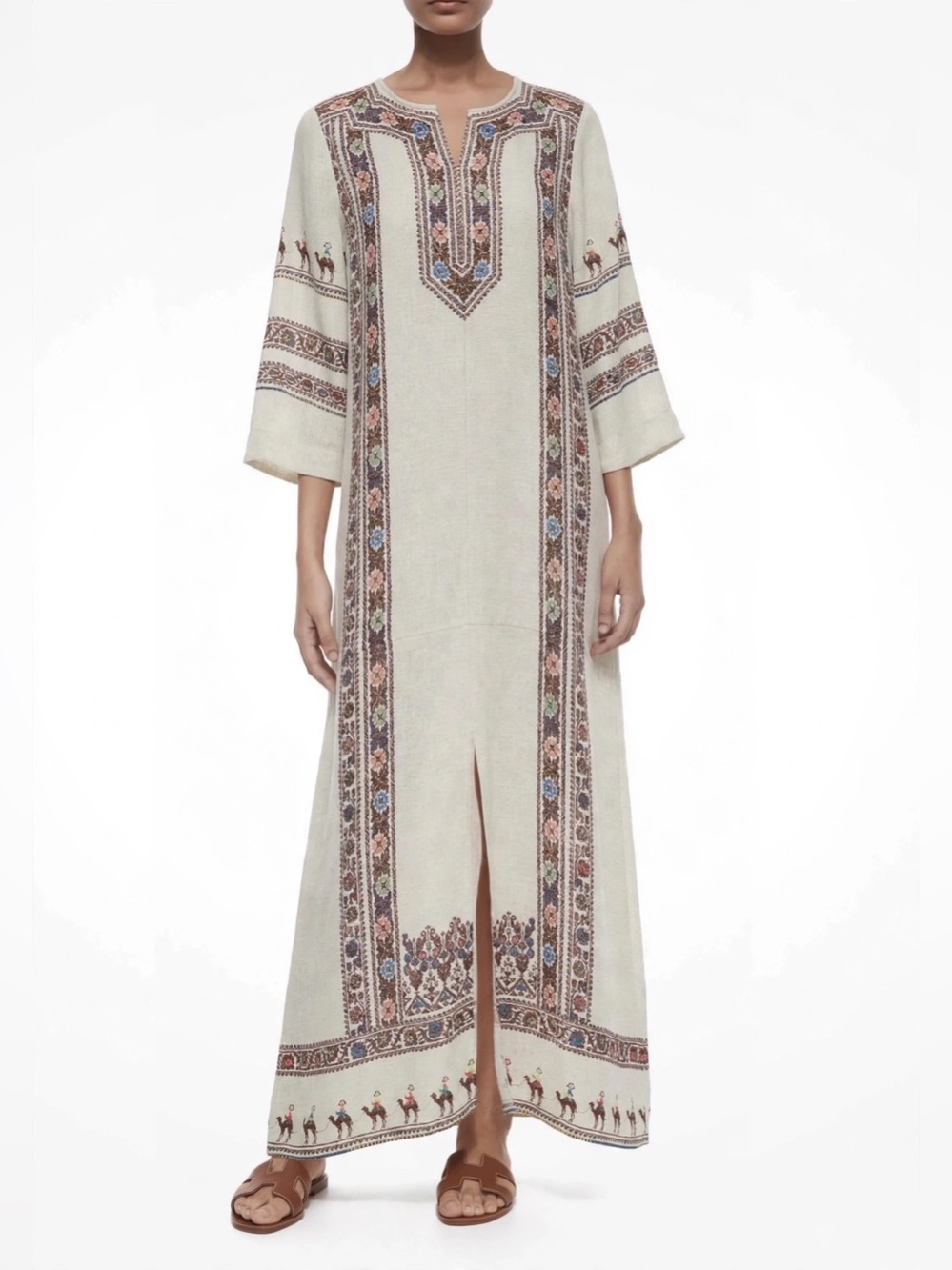 BCBG MAXAZRIA Maxi Dress Kaftan Sz XXS